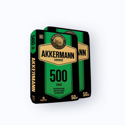 Цемент Аккерман 500 — фасовка 50 кг