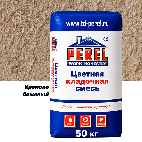 Кремово-бежевая кладочная смесь Perel SL 50 кг