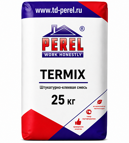 Perel Termix, 25 кг, штукатурно-клеевая смесь