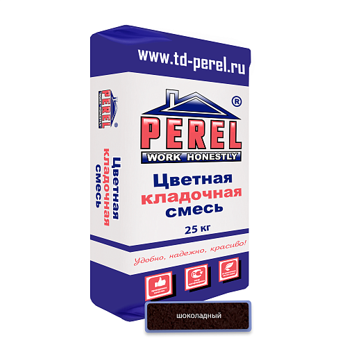 Шоколадная кладочная смесь Perel NL 25 кг — фото 2
